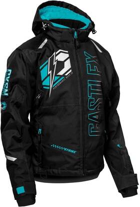 71-4824 Castle X Womens Strike G6 Jacket Black/turquoise - Medium