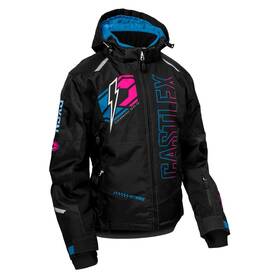 Castle X 71-4896 Womens Black/process Blue/pink Glo Strike G6 Jacket 3455342l