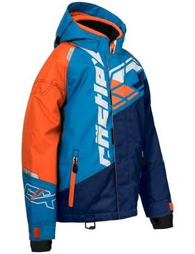 72-7906 Castle X Youth Large Code Jacket Navy / Process Blue Orange