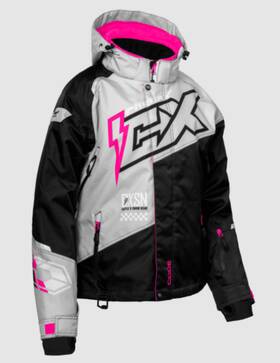 Castle X 74-4686 Inch Code Snowmobile Jacket Coat Silver/pink Womens Size Large - Sale