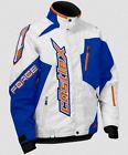 Castle X Racewear Force Mens Snowmobile Jacket Blue Orange Xl 008061101834