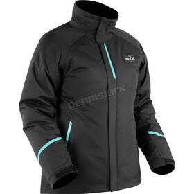 608563 Ckx Womens Black/turquoise Journey Jacket -