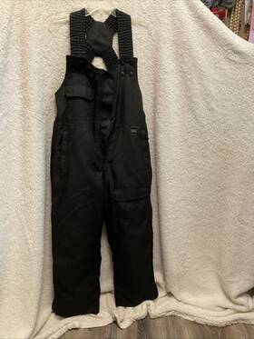 180418-0 Coldwave Womens Cold Wave Snowmobile Bibs Size Ms. Quilted Lining Black Water Resistant