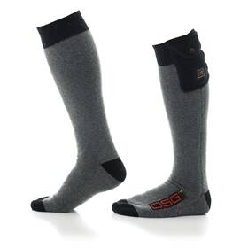 45485 Dsg Heated Socks 5v Heathered Black - Lg/xl