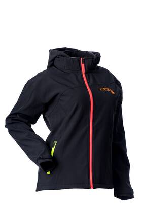 52355 Dsg Malea Softshell Jacket Black/neon Xs