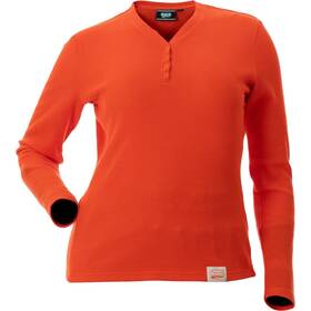 52836 Dsg Womens Cozy Waffle Shirt - Poppy 2xl