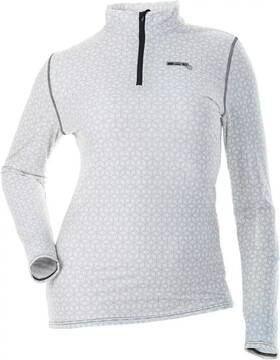 462-1222 Dsg Outerwear D Tech Base Layer Shirt - White Snowflake Snowmobile/snowboard -xl