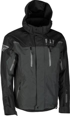 470-4103l Fly 2023 Black/charcoal Incline Snow Jacket - Large