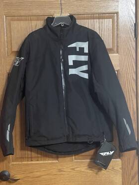 470-41224 Fly Racing 191361310904 Aurora Jacket Hydra Guard Cool Air Vents Black Men S L Nwt