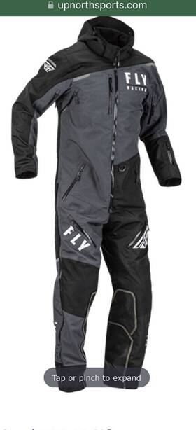 470-4350x Fly Racing 191361311543 Cobalt Shell Monosuit - Black / Grey Mens Size X-large