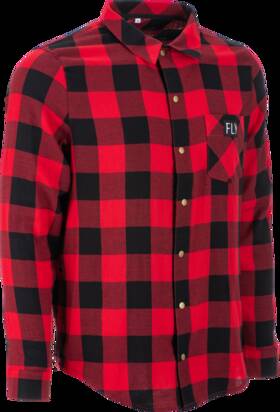 354-6392m Fly Racing Tek Flannel Medium Red/black