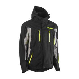 Fly Racing 470-4102 Incline Snowmobile Jacket Shell - Grey / Black Hi-vis