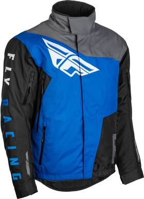 470-4116x Fly Racing Inch Snx Pro Snowmobile Jacket Black/blue/grey Mens Extra-large