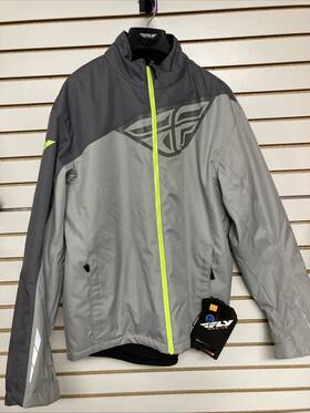 Fly Racing 470-4121x Aurora Snowmobile Jacket Size Xl Gray