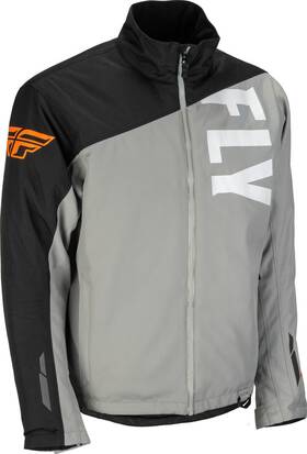 470-41234x Fly Racing Aurora Grey Black Orange Jacket Size 4x-large