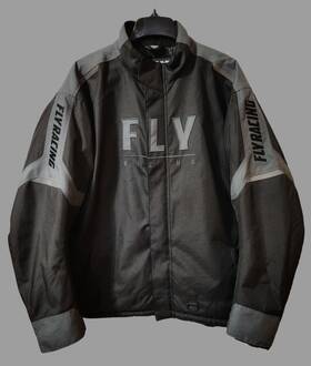 470-41433x Fly Racing Outpost Jacket Black/grey-3x Windproof Water Resistant-brand New