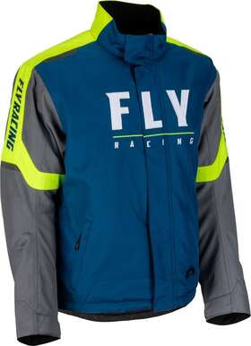 470-41453x Fly Racing Outpost Jacket Xxx-large Blue/hi-vis