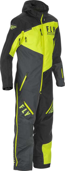 Fly Racing 470-41552x Cobalt Snowmobile Monosuit Black/grey/hi-vis Shell Xx-large