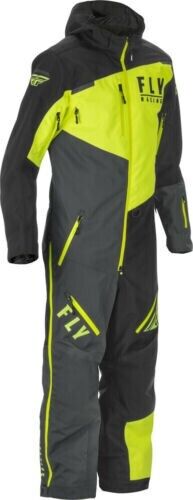 470-4156 Fly Racing Cobalt Snow Monosuit Shell - Black/grey/hi-vis Snowmobile/skiing