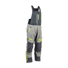 470-4241 Fly Racing Incline Snowmobile Bib Shell - Grey / Charcoal Hi-vis