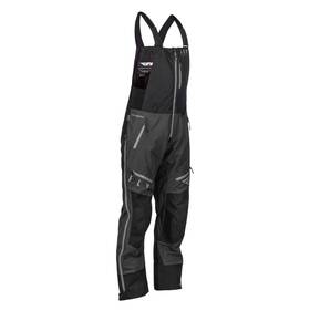 470-4242 Fly Racing Incline Snowmobile Bib Shell - Black / Charcoal