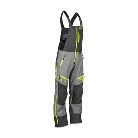 470-4244 Fly Racing Incline Snowmobile Bib Shell - Black / Grey Hi-vis