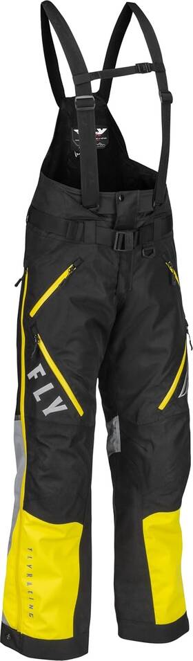 Fly Racing 470-4276l Carbon Bib Yellow/black Large