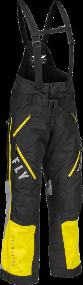 470-4276s Fly Racing Carbon Bib Small Yellow/gray