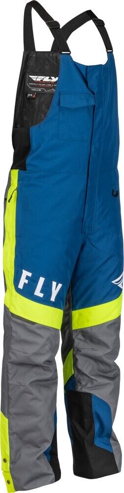 470-42853x Fly Racing Outpost Bibs Xxx-large Blue/hi-vis