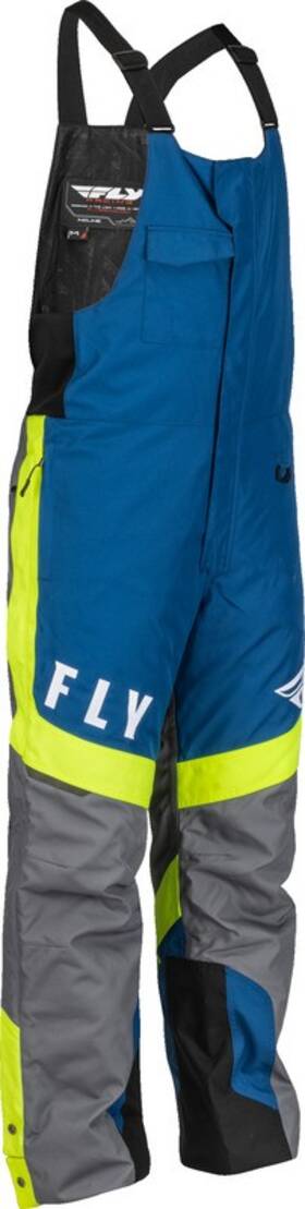 470-4285l Fly Racing Outpost Blue Hi-vis Bib Size Large