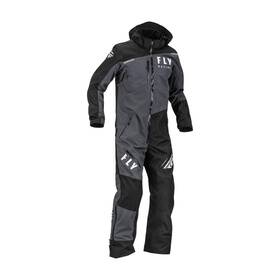 470-4350 Fly Racing Cobalt Snowmobile Monosuit Shell - Black / Grey