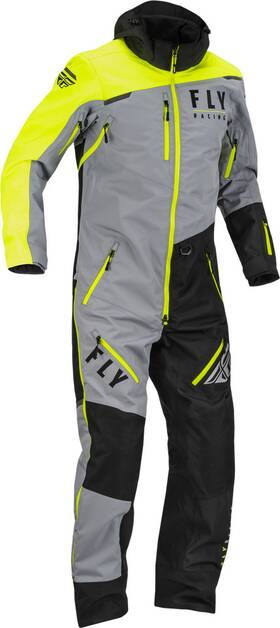 470-4351m Fly Racing Cobalt Shell Monosuit Black/grey/hi-vis Size Medium -