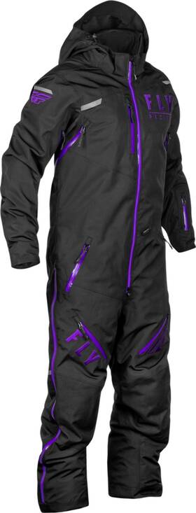 470-4359 Fly Racing Cobalt Snowmobile Monosuit Shell - Black / Purple