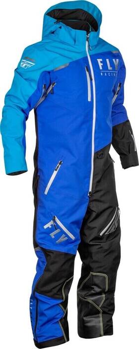470-43632x Fly Racing Cobalt Snow Bike Shell Monosuits 2xl Blue/gray