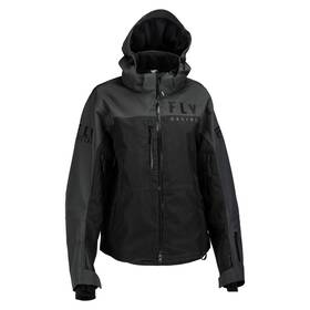 470-4500 Fly Racing Womens Carbon Snowmobile Jacket Shell - Black / Grey