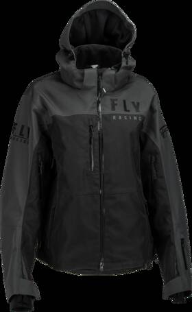 470-4500x Fly Racing Carbon Womens Jacket X-large Black/gray