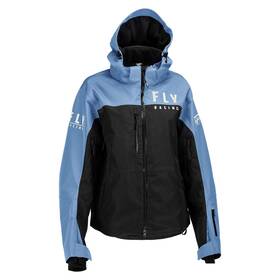 470-4501 Fly Racing Womens Carbon Snowmobile Jacket Shell - Black / Blue