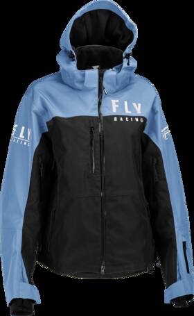 470-4501m Fly Racing Carbon Womens Jacket Medium Black/blue