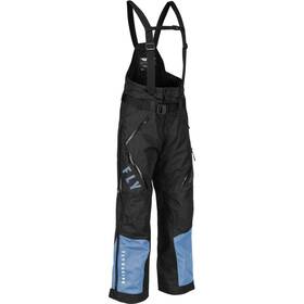 470-4506 Fly Racing Womens Carbon Snowmobile Bib Shell - Black / Blue