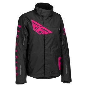 470-4512 Fly Racing Womens Snx Pro Insulated Snowmobile Jacket - Black / Pink