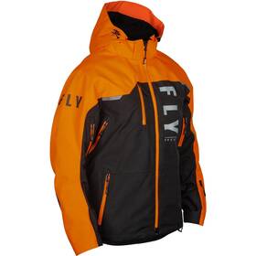 470-5208s Fly Racing Carbon Jacket - Black/orange Small
