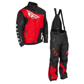 470-54022x Fly Racing Snx Pro Snow Jacket/bib Combo - Red/black 2x-large