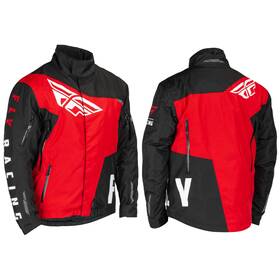 470-5402yl Fly Racing New Ft25 Snx Pro Snow Sled Snowmobile Cold Jacket Red All Sizes