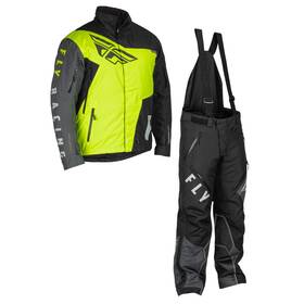 470-54032x Fly Racing Snx Pro Snowbike Jacket/bib Combo - Hi-vis/black 2x-large
