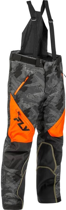 Fly Racing 470-6104l Snx Pro Snow Bike Pant Lg Black/orange