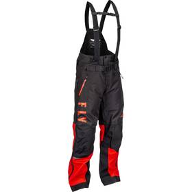470-6201 Fly Racing Carbon Snowmobile Bib Shell - Black / Red