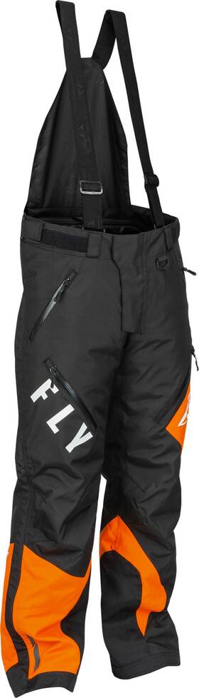 Fly Racing 470-64022x Snx Pro Snow Bib Black/orange Xx-large