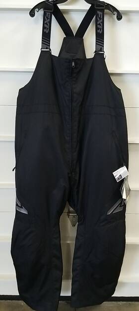 190103-1000-24 Fxr Mens Fuel Snowmobile Bibs Black Size4xl