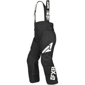 190500-1001-02 Fxr Child Clutch Snowmobile Pants Hydrx F.a.s.t. Thermal Black/white Snow Bibs