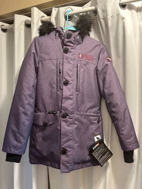 200239-0782-02 Fxr Svalbard Parka Size 2 Womens Snow Jacket Mid Grey Heather And Plum Usa